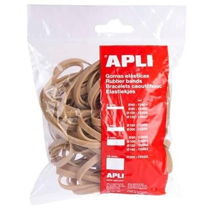 APLI GOMA ELÁSTICA MARRÓN CAUCHO 120X5MM 100