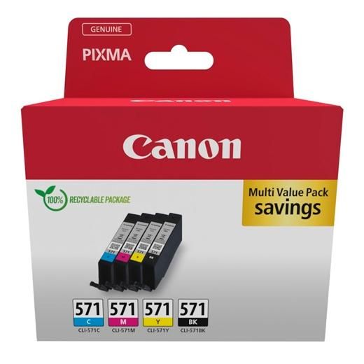 CANON TINTA ECOPACK BK+ C/M/Y PARA PIXMA