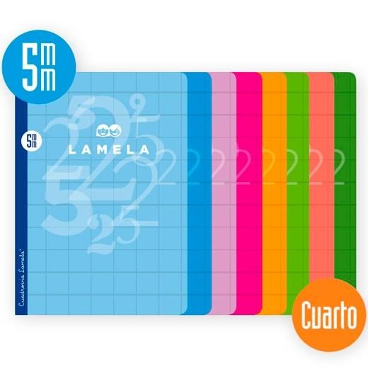LAMELA LIBRETA GRAPADA 50H 4º 70GR CUADROVÍ