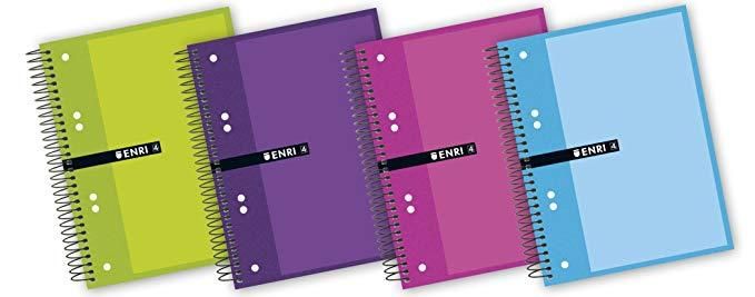ENRI CUADERNO ESPIRAL MICROPERFORADO 140
