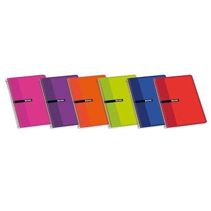 ENRI CUADERNO ESPIRAL 80H FOLIO 60GR 4X4