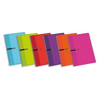 ENRI CUADERNO ESPIRAL 80H 1/4 60GR 4X4MM