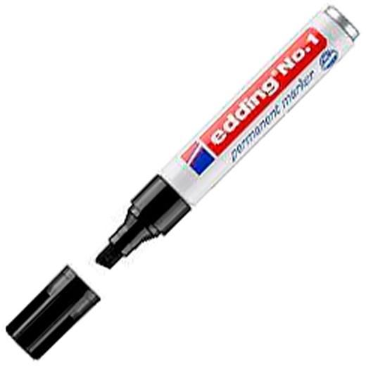 EDDING MARCADOR PERMANENTE Nº 1 NEGRO