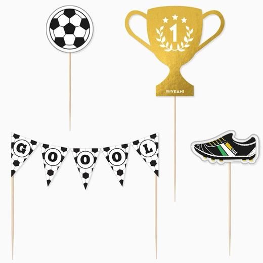OH YEAH TOPPERS DECORACIÓN TARTA FÚTBOL P