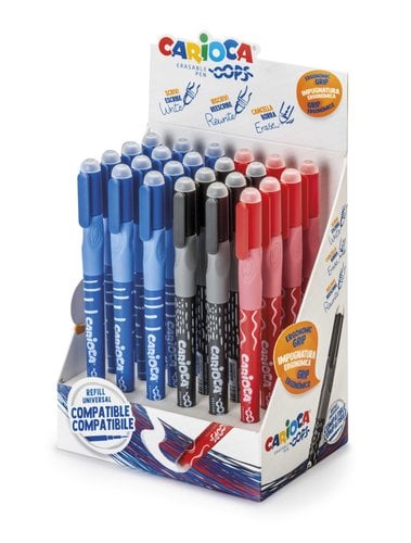 BOLIGRAFO BORRABLE CARIOCA EXP 24