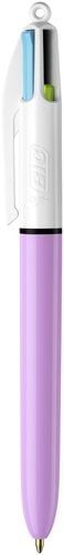 BOLIGRAFO 4 COL.BIC FASHION LILA
