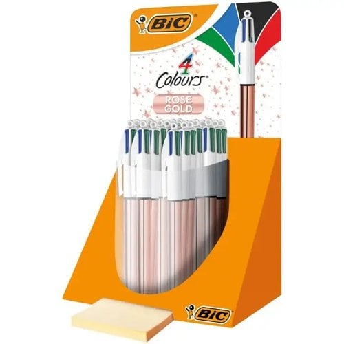 BOLIGRAFO 4 COL.BIC ROSE GOLD EXP.20
