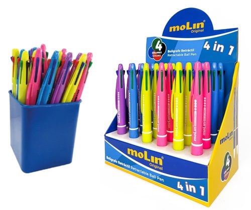 BOLIGRAFO 4 COL. MOLIN