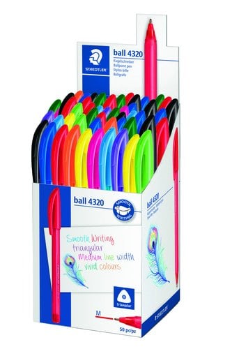 BOLIGRAFOS STAEDTLER 4320 ESTUCHE DE 5