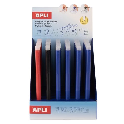 BOLIGRAFO BORRABLE APLI SURT. EXP.36