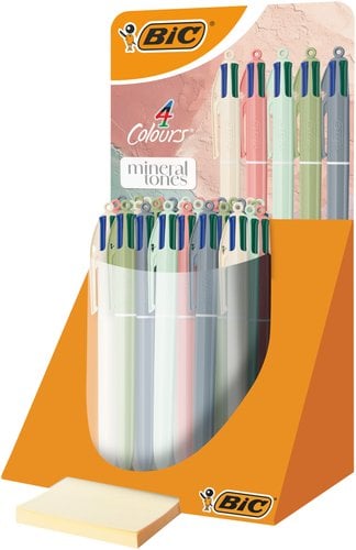 BOLIGRAFO BIC 4 COL.MINERAL EXP.30