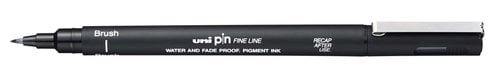 ROTUL.UNI PIN CALIBRADO BRUSH NEGRO