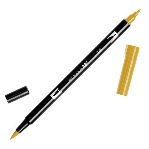 ROTULADOR TOMBOW DOBLE PUNTA PINC. AMARI