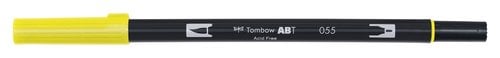 ROTULADOR TOMBOW DOBLE PUNTA PINC. AMARI
