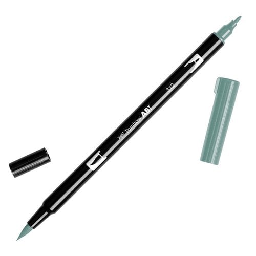 ROTULADOR TOMBOW DOBLE PUNTA PINC. VERDE