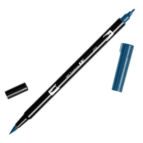 ROTULADOR TOMBOW DOBLE PUNTA PINC. AZUL