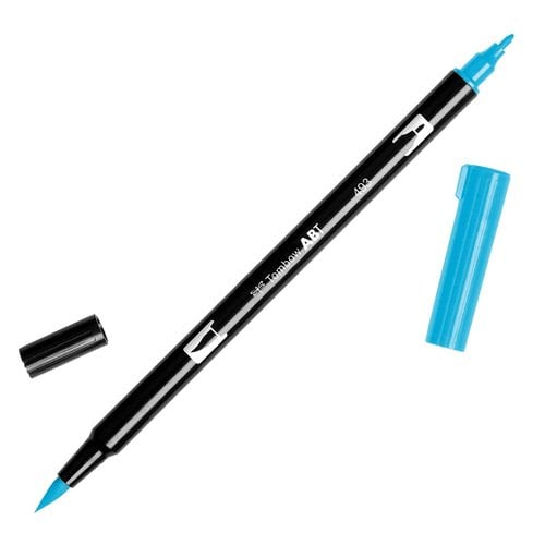 ROTULADOR TOMBOW DOBLE PUNTA PINC. AZUL