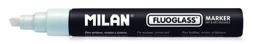 ROTULAD.PIZARRA MILAN FLUOGLASS BLANCO