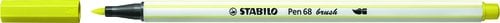 ROTUL.STABILO PEN 68 BRUSH AMARILLO FL.
