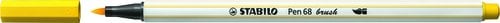 ROTUL.STABILO PEN 68 BRUSH AMARILLO