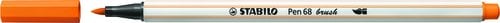 ROTUL.STABILO PEN 68 BRUSH NARANJA