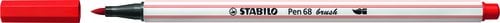 ROTUL.STABILO PEN 68 BRUSH CARMIN