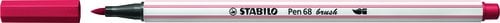 ROTUL.STABILO PEN 68 BRUSH ROJO OSC.