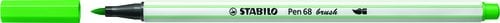 ROTUL.STABILO PEN 68 BRUSH VERDE CLARO