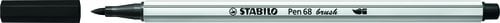ROTUL.STABILO PEN 68 BRUSH NEGRO