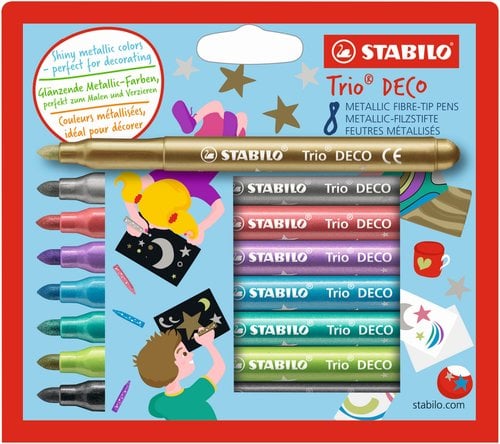 ROTUL.STABILO TRIO DECO 377 ESTUCHE 8