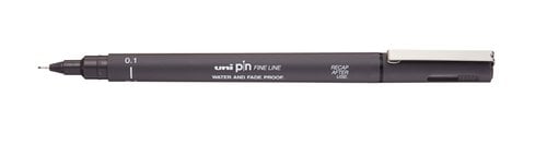 ROTUL.UNI PIN 0,1 mm GRIS OSCURO