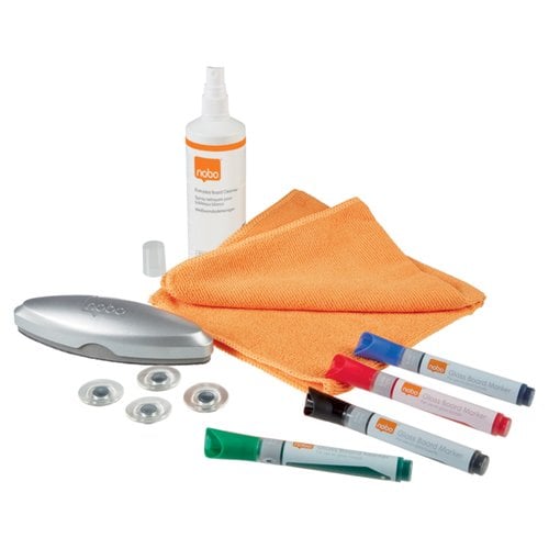KIT NOBO PIZARRA BLANCA CRISTAL