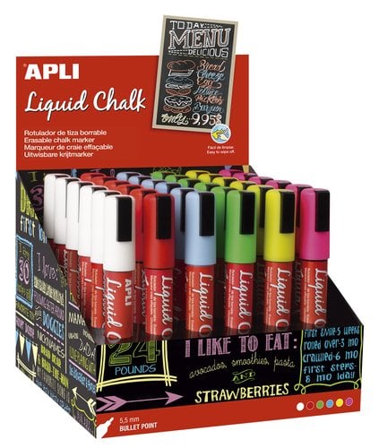 ROTUL.PIZAR.APLI CHALK CONICO EXP.36