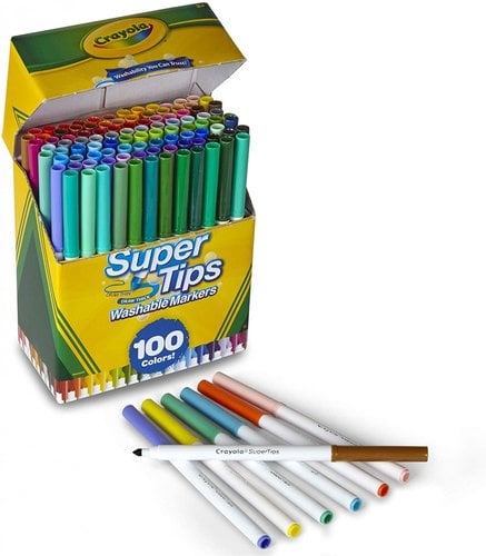 ROTUL.CRAYOLA LAVABLE SUPER CAJA 100