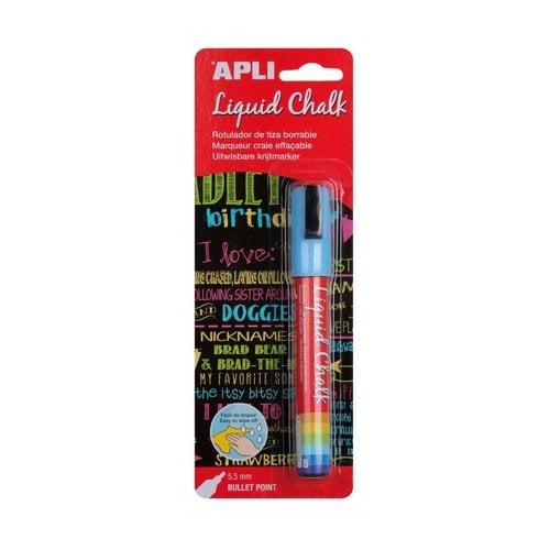 ROTUL.PIZAR.APLI CHALK CONICO AZUL