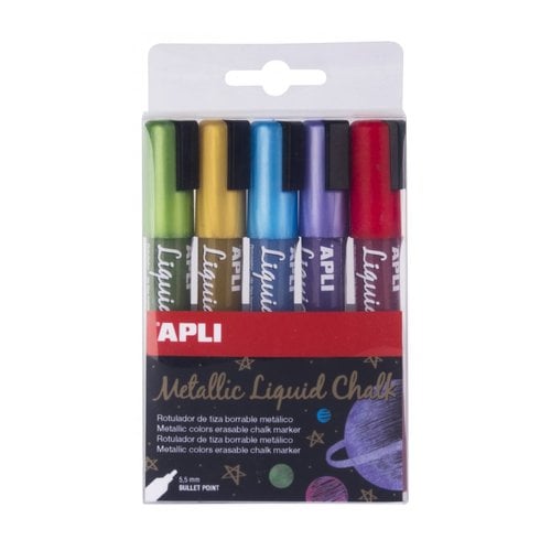 ROTUL.PIZAR.APLI CHALK CONICO SURT. B/5