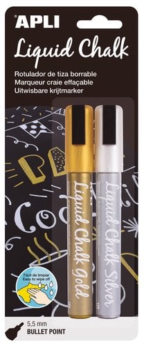 ROTUL.PIZAR.APLI CHALK CONICO SURT. B/2