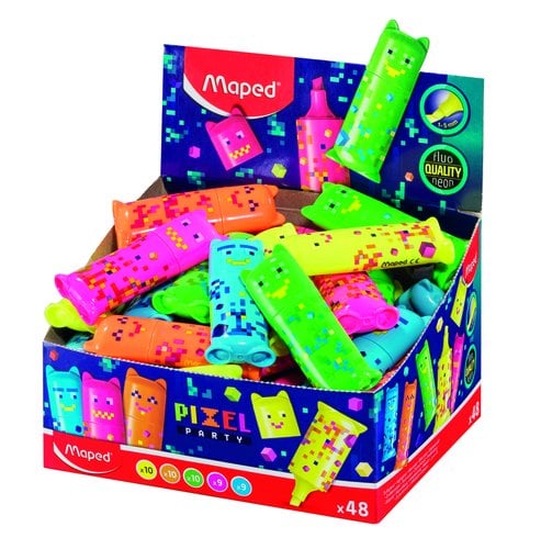 ROTUL. FLUOR MAPED MINI FRIENDS EXP