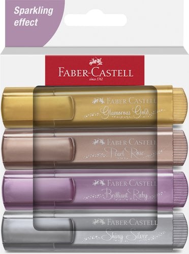 ROTUL.FLUOR FABER CASTELL 1546 MET.P/4