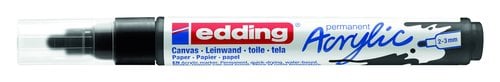 ROTUL.EDDING 5100 ACRYLIC 2-3 mm NEGRO