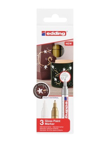 ROTUL.EDDING 750 B/3 (blanco, oro y pl