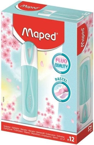 ROTUL. FLUOR MAPED PEPS PASTEL AZUL