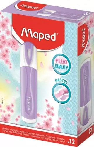 ROTUL. FLUOR MAPED PEPS PASTEL VIOLETA