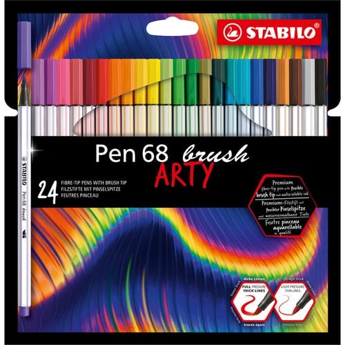 ROTUL.STABILO PEN BRUSH ARTY LINE C
