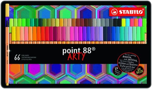 ROTUL.STABILO POINT 88 ARTY EST.METAL 6