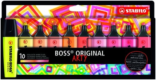 ROTUL. FLUOR. BOSS ARTY LINE CALIDO E/