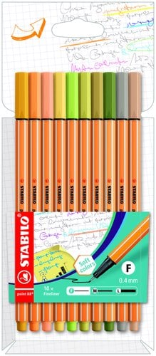 ROTUL.STABILO POINT 88 ESTUCHE 10