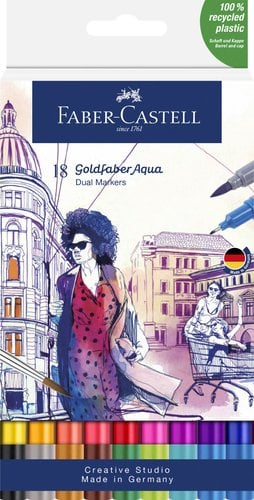 ROTULADOR ACLB.GOLDFABER P/18 SURT
