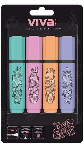 ROTUL.FLUOR MOLIN VIVA TATTO B/4