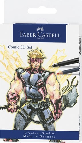 ROTULADOR FABER CASTELL SET COMIC 3D